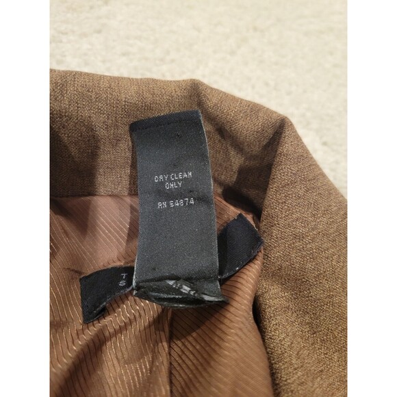 Vintage Vtg The Limited 4 Button Blazer Women Medium Brown Y2K, Made In USA - Picture 10 of 12